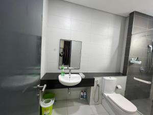 Koupelna v ubytování Da Men Studio Service Apartment