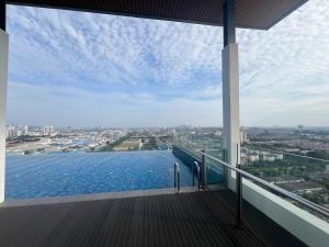 Balkón nebo terasa v ubytování Da Men Studio Service Apartment