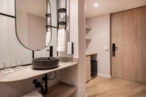 Koupelna v ubytování Hotel Egina Medellin