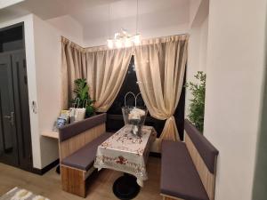Area soggiorno di Happy Villa Sea View B&B
