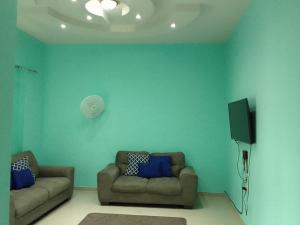 Posezení v ubytování Casa huésped