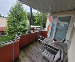 Rõdu või terrass majutusasutuses Studios Am Wienerwald