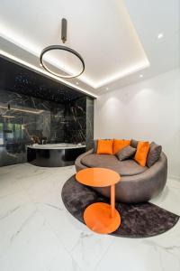 Posezení v ubytování Zebrano Spa