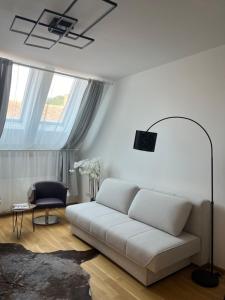 Istumisnurk majutusasutuses "Home-Suite-Home" im historischen Zentrum von Hartberg