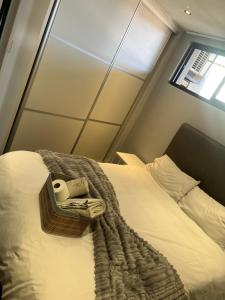 Postel nebo postele na pokoji v ubytování Villa Kristine