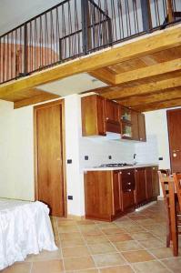 Kuchyň nebo kuchyňský kout v ubytování Agriturismo Il Vecchio Carro