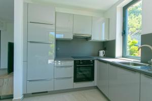 Kuchyň nebo kuchyňský kout v ubytování Family friendly seaside apartments Brela, Makarska - 6007