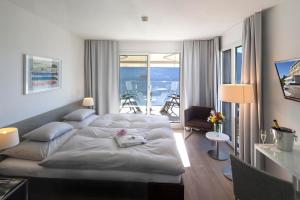 Voodi või voodid majutusasutuse Hotel Stella SA toas