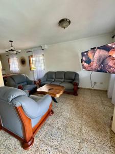Istumisnurk majutusasutuses Finca en Copacabana