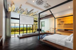 Katil atau katil-katil dalam bilik di The Private Pool Villas at Civilai Hill Khao Yai