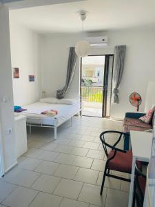 Postel nebo postele na pokoji v ubytování akrata siesta