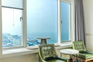 Posezení v ubytování Incheon Blue Marine Hotel