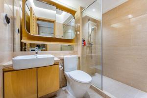 Vonios kambarys apgyvendinimo įstaigoje Raffles Executive Apartment - Guangzhou Huijin International Finance Center, Keyun Road Metro Station Branch-Canton Fair Free Shuttle