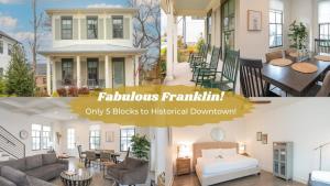 富兰克林Five Block Walk From Historical Downtown Franklin的房屋三张照片的拼贴 更多37张照片
