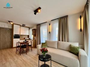 Ruang duduk di Pod Brzozami Apartamenty Perła Mórz