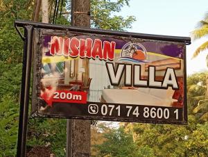 Certifikát, hodnocení, plakát nebo jiný dokument vystavený v ubytování Nishan Villa