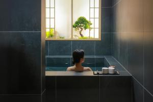 Koupelna v ubytování AanK Hotel & Spa Pyeongtaek