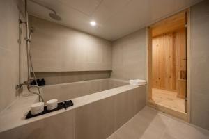 Koupelna v ubytování AanK Hotel & Spa Pyeongtaek