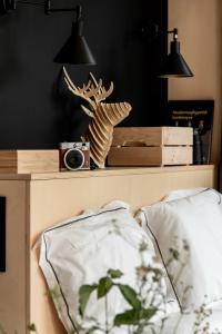 Postel nebo postele na pokoji v ubytování Tiny Heart Kabin + 36 fotografií