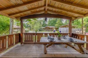 Zahrada ubytování Chalet du bassin d'Arcachon N°15