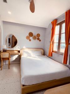 Postel nebo postele na pokoji v ubytování Rova 41 Hotel