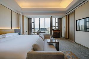 YTL ChangChengYunYue Hotel客房内的一张或多张床位