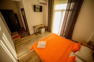 Giường trong phòng chung tại casa Idilia