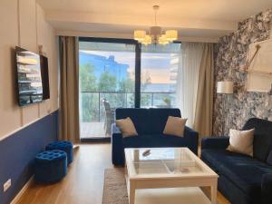 Posedenie v ubytovaní Seaside Park Apartament z widokiem na morze