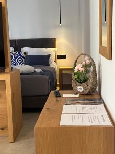 Predel za sedenje v nastanitvi Moonlight Hotel