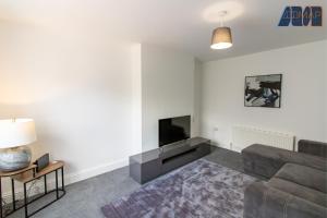 TV a/nebo společenská místnost v ubytování Charming Home in Consett, UK