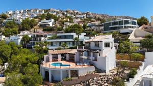 an aerial view of a house at Nono in Altea