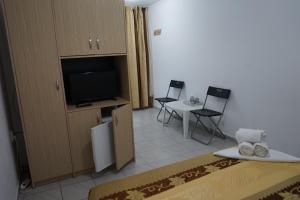 TV a/nebo společenská místnost v ubytování VILA APROAPE DE MARE/ LA CASTEL
