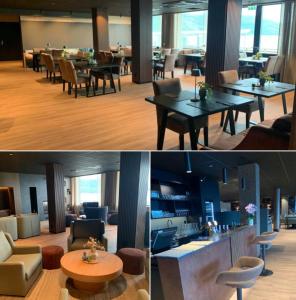 Posezení v ubytování Bjerkvik Hotell
