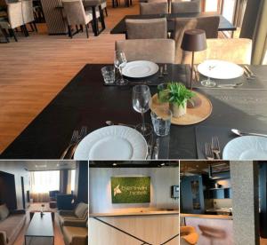 Posezení v ubytování Bjerkvik Hotell