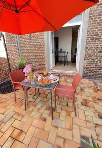 Patio nebo venkovní prostory v ubytování Appart Hotel Gambetta
