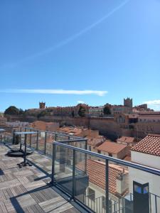 Балкон или терраса в Dali Hôtel Perpignan - Restaurant