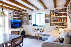 Posezení v ubytování Adam Garden Piran