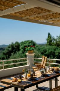 Jídlo v vily nebo okolí