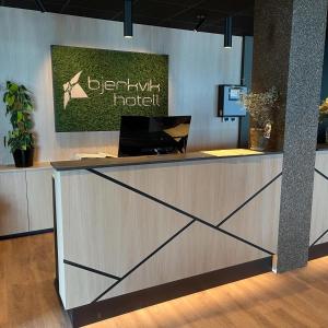 Vstupní hala nebo recepce v ubytování Bjerkvik Hotell