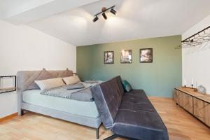 Posezení v ubytování Apartment am Albertsplatz im Zentrum