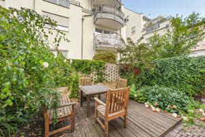 Zahrada ubytování Apartment am Albertsplatz im Zentrum