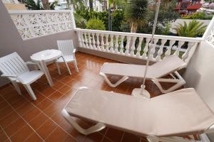 Balkon lub taras w obiekcie Hotel RF San Borondon