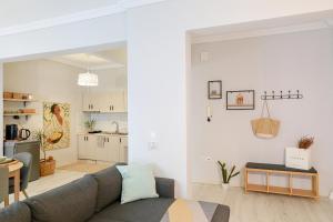 Kuchyň nebo kuchyňský kout v ubytování Freya Apartments