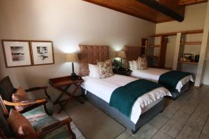 Rúm í herbergi á Moolmanshoek Private Game Reserve