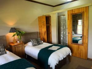 Rúm í herbergi á Moolmanshoek Private Game Reserve