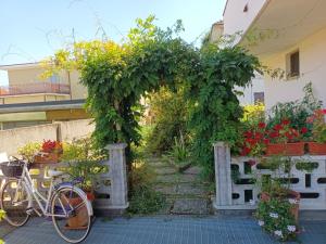 A garden outside B&B Villa Bucceri