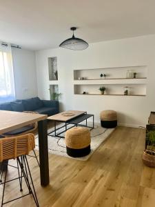 Posezení v ubytování Le Carrel, Centre de Rennes