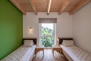 Postel nebo postele na pokoji v ubytování Turnerhof