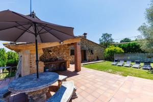 Zahrada ubytování Turisme Rural - Mas Vilà - Monells