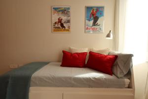 Postel nebo postele na pokoji v ubytování Nebbiolo Apartment